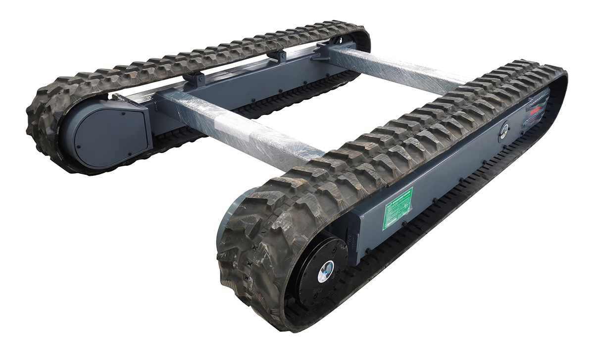 small rubber track undercarriage