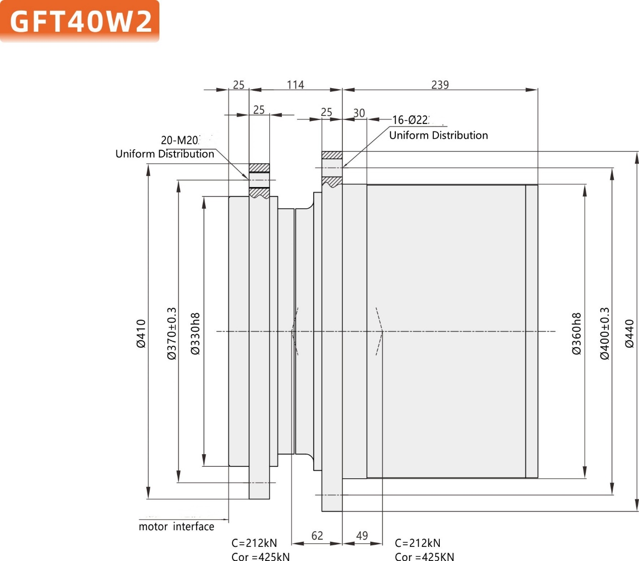 Winch Planetary Gearbox