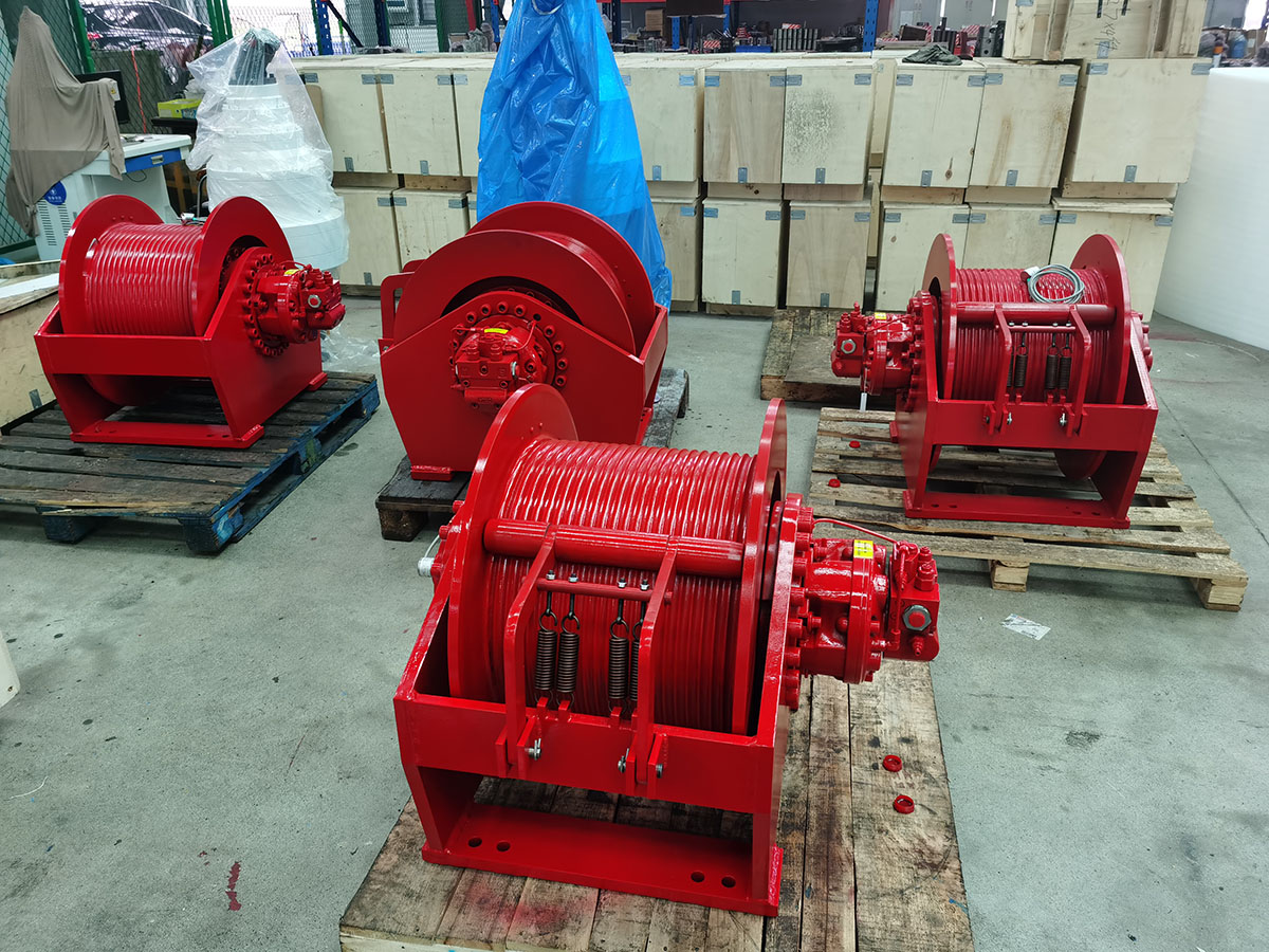 Hydraulic Hoisting Winch