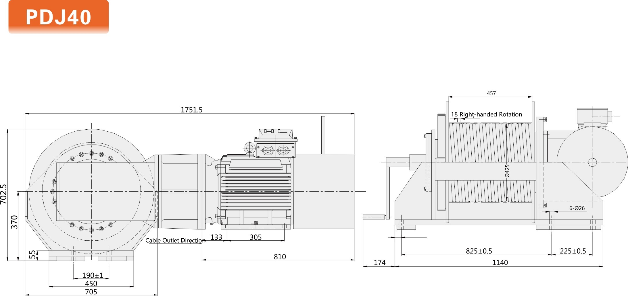 Industrial Electric Winch