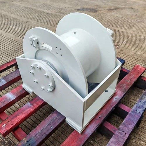 Hydraulic Winch With 1T On The 4th Layer