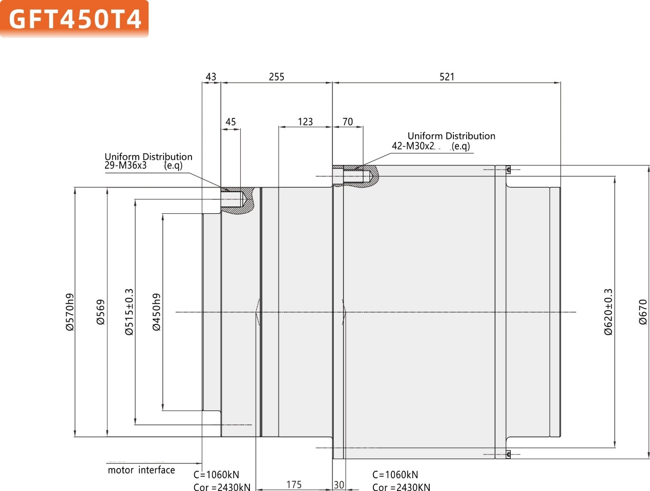 Bky33A Travel Motor18