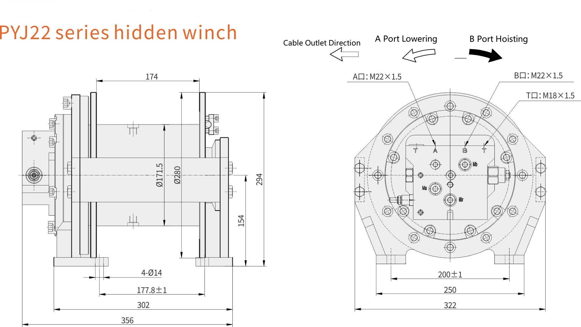 1 Ton Hydraulic Hoist