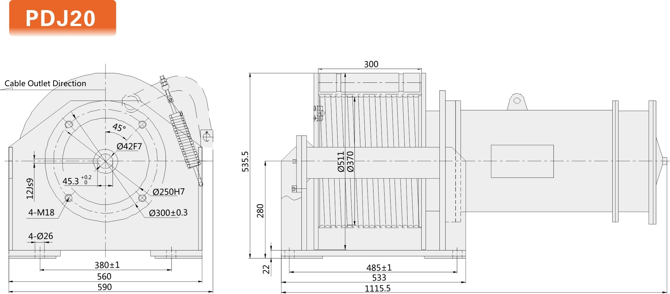 Electric Winch 3 Ton