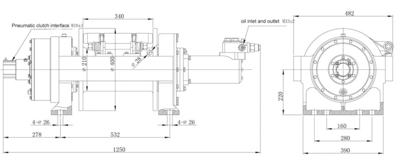 Winch Hydraulic Recovery