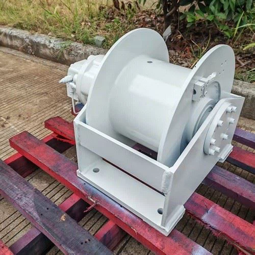 Hydraulic Winch With 1T On The 4th Layer