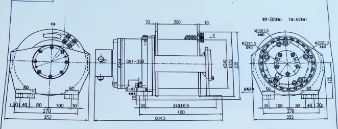 3 Tons Hydraulic Winch