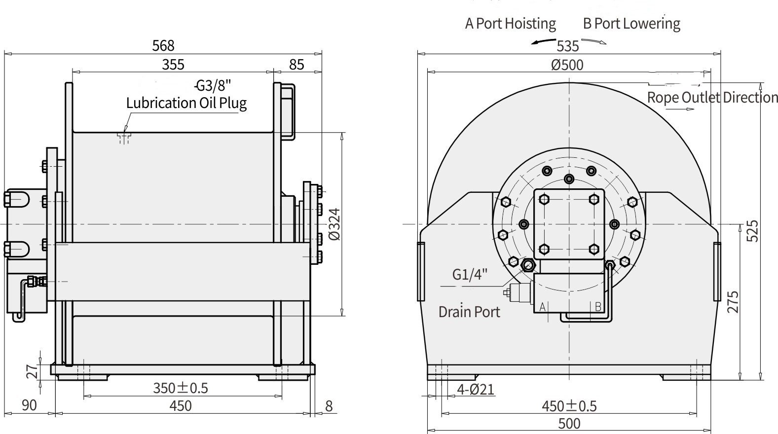Hydraulic Powered Winch1