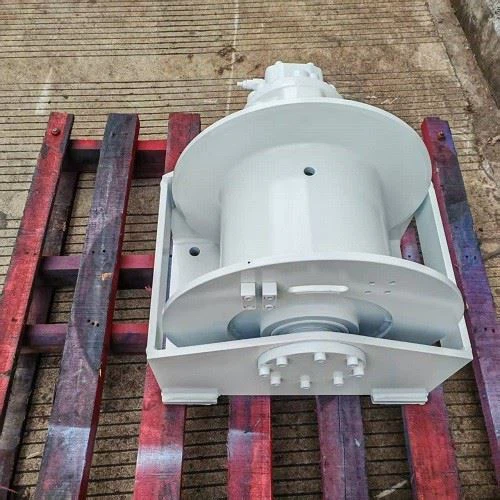 Hydraulic Winch With 1T On The 4th Layer