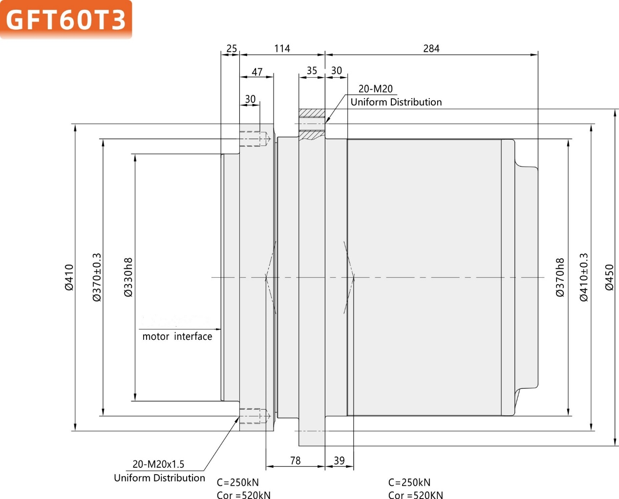 Bky33A Travel Motor12