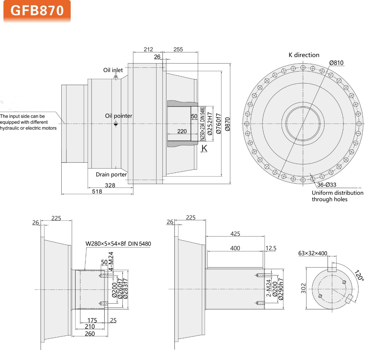 GFT Series Planetary Gearbox