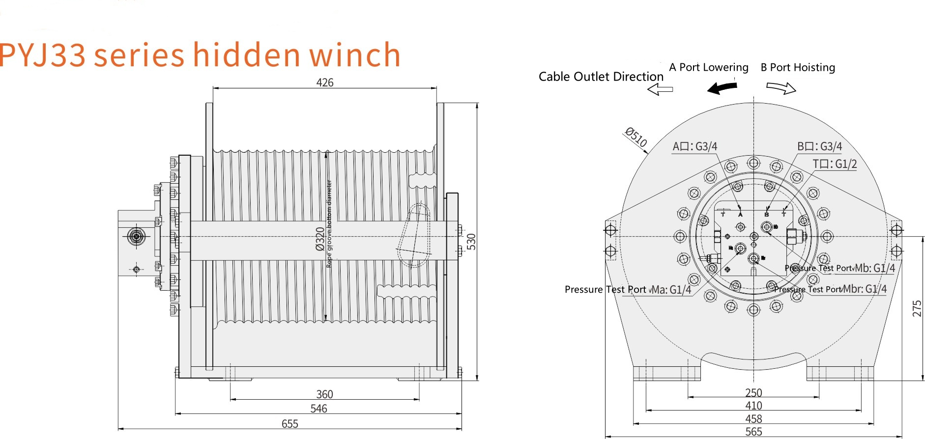 Truck Mounted Crane Winch