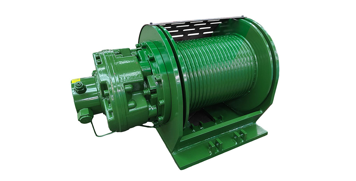 hydraulic crane winch
