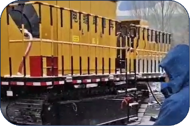 Crawler dumper truck