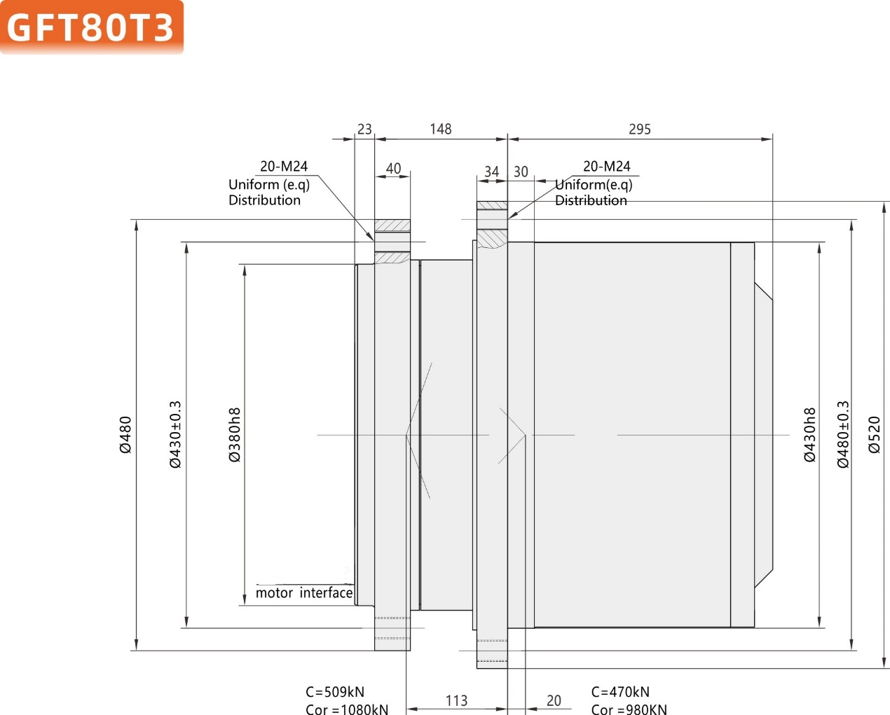 Bky33A Travel Motor13