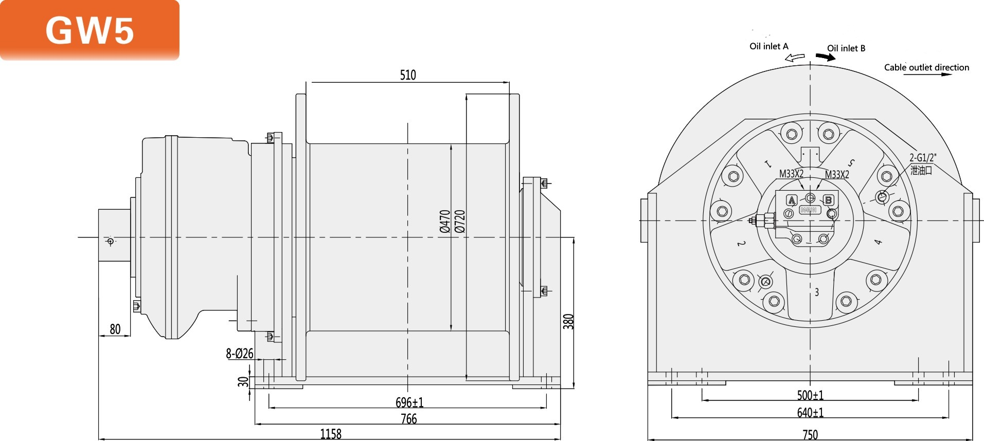 Hydraulic Lifting Winches