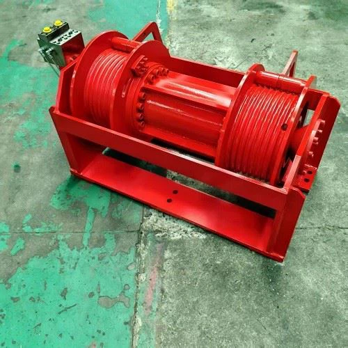 6T Double Drum Hydraulic Winch