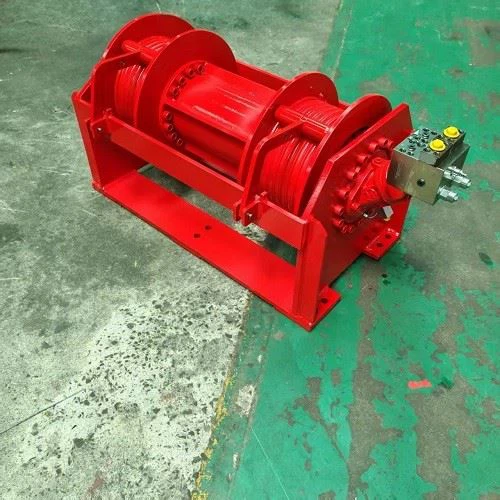 6T Double Drum Hydraulic Winch