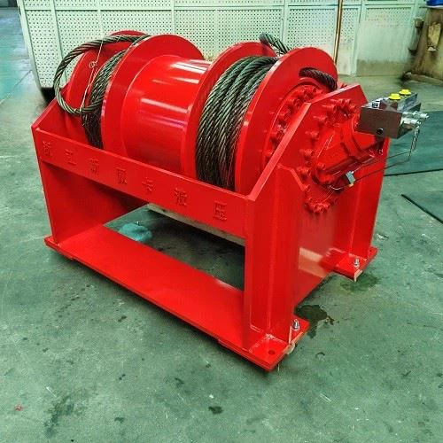 16T Double - Drum Hydraulic Winch