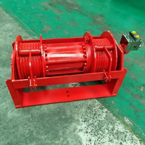 6T Double Drum Hydraulic Winch