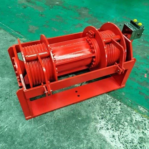6T Double Drum Hydraulic Winch