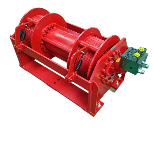 6T Double Drum Hydraulic Winch